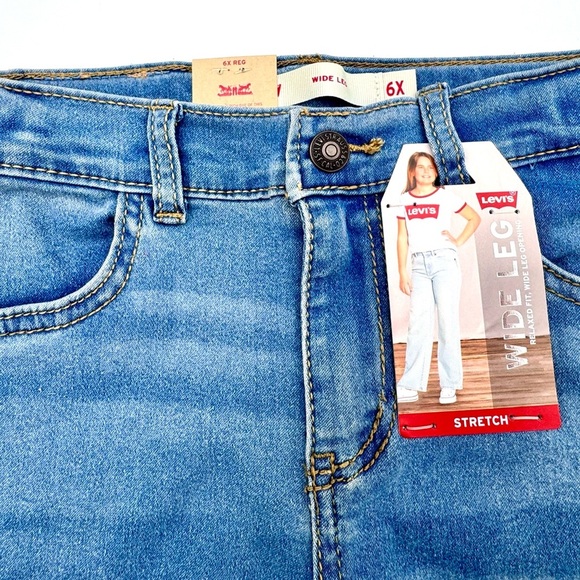 Levi's NWT Sz 6X Blue Denim Jeans - Picture 3 of 7